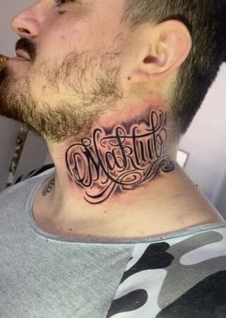 Processo de uma tatuagem no pescoço o que achou?